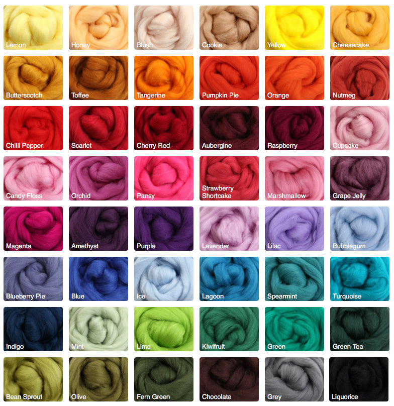 Merino Roving 100g - The Unusual Pear